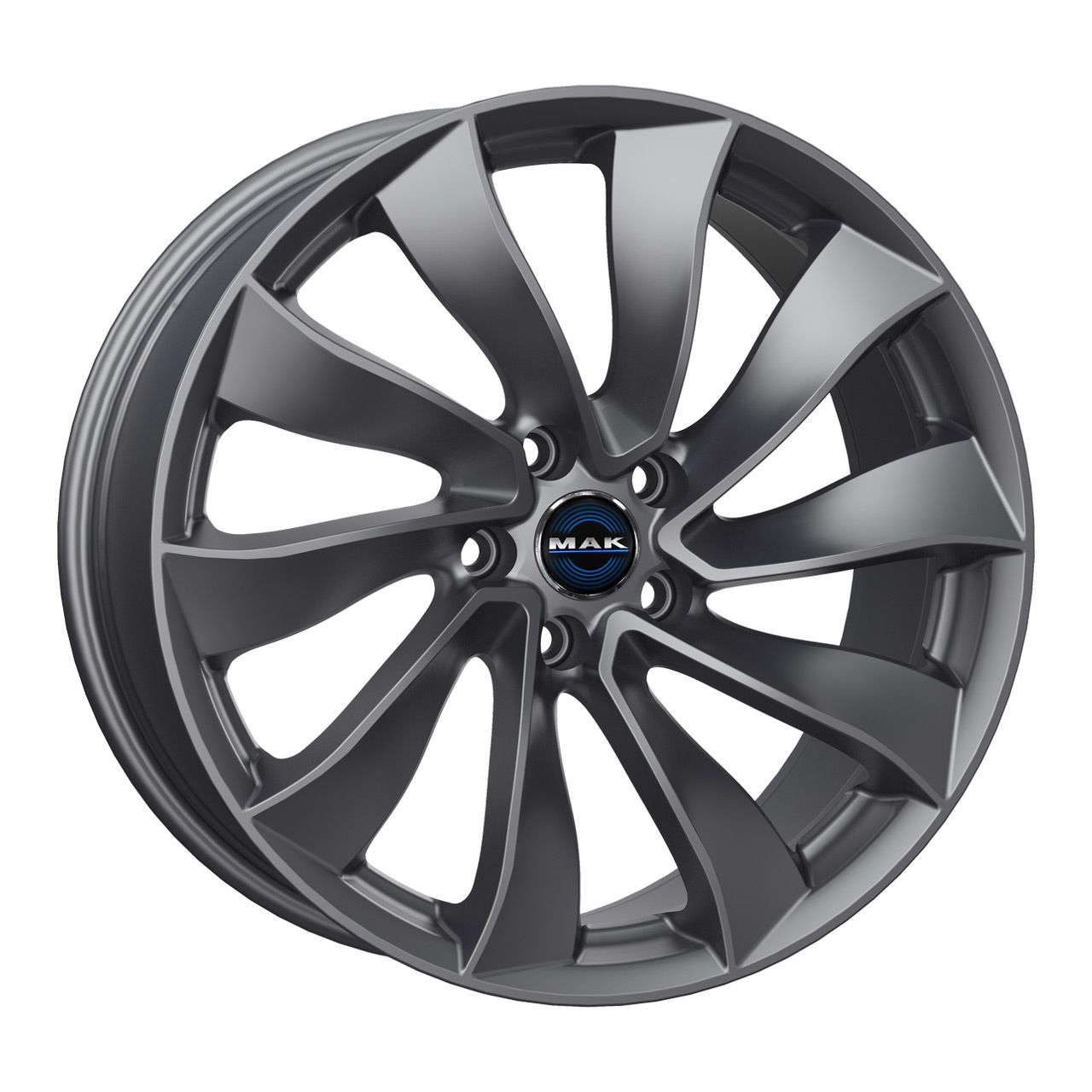 MAK SOLAR gloss gun metallic 8.5Jx18 5x114 ET40