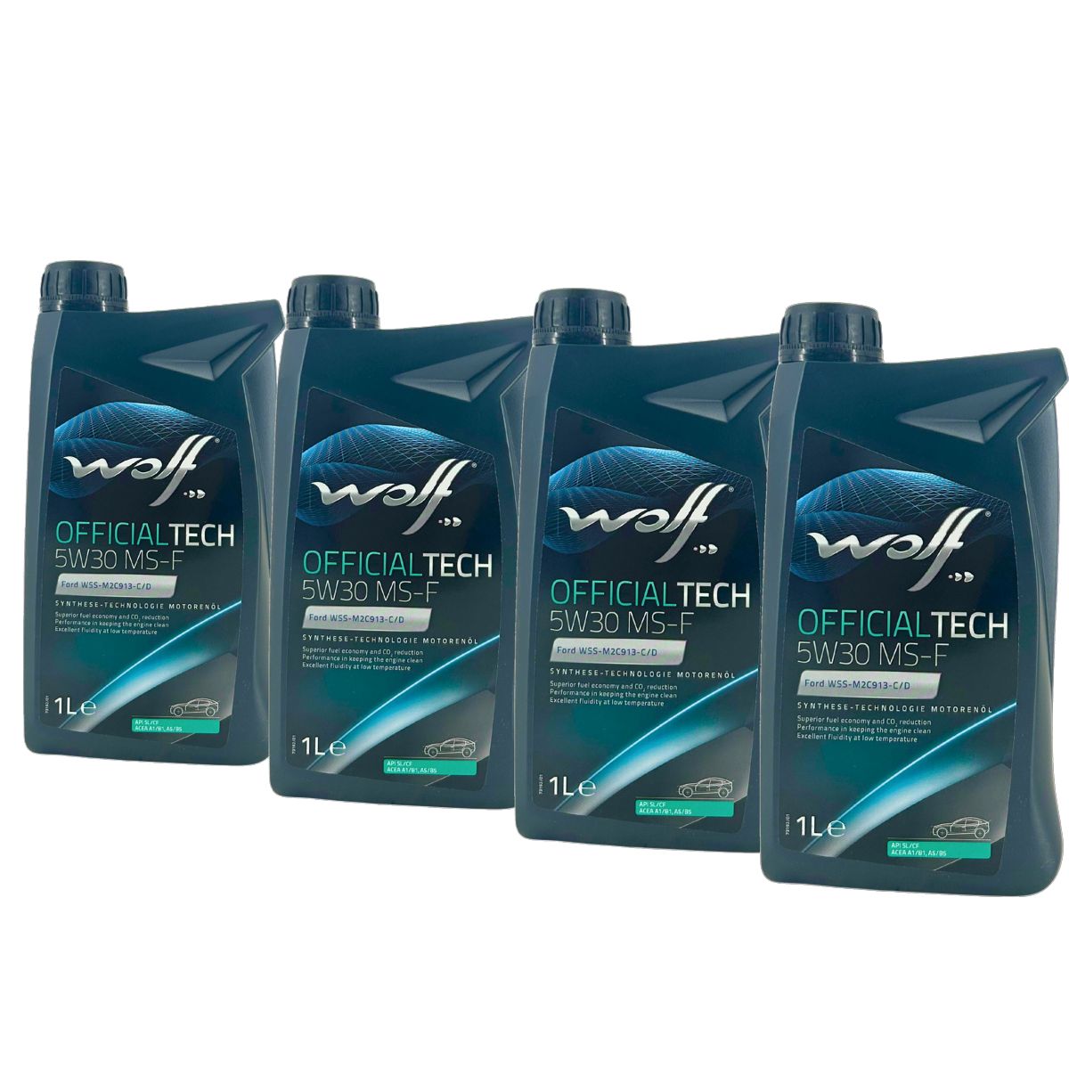 Wolf OfficialTech 5W-30 MS-F 4x1 Liter