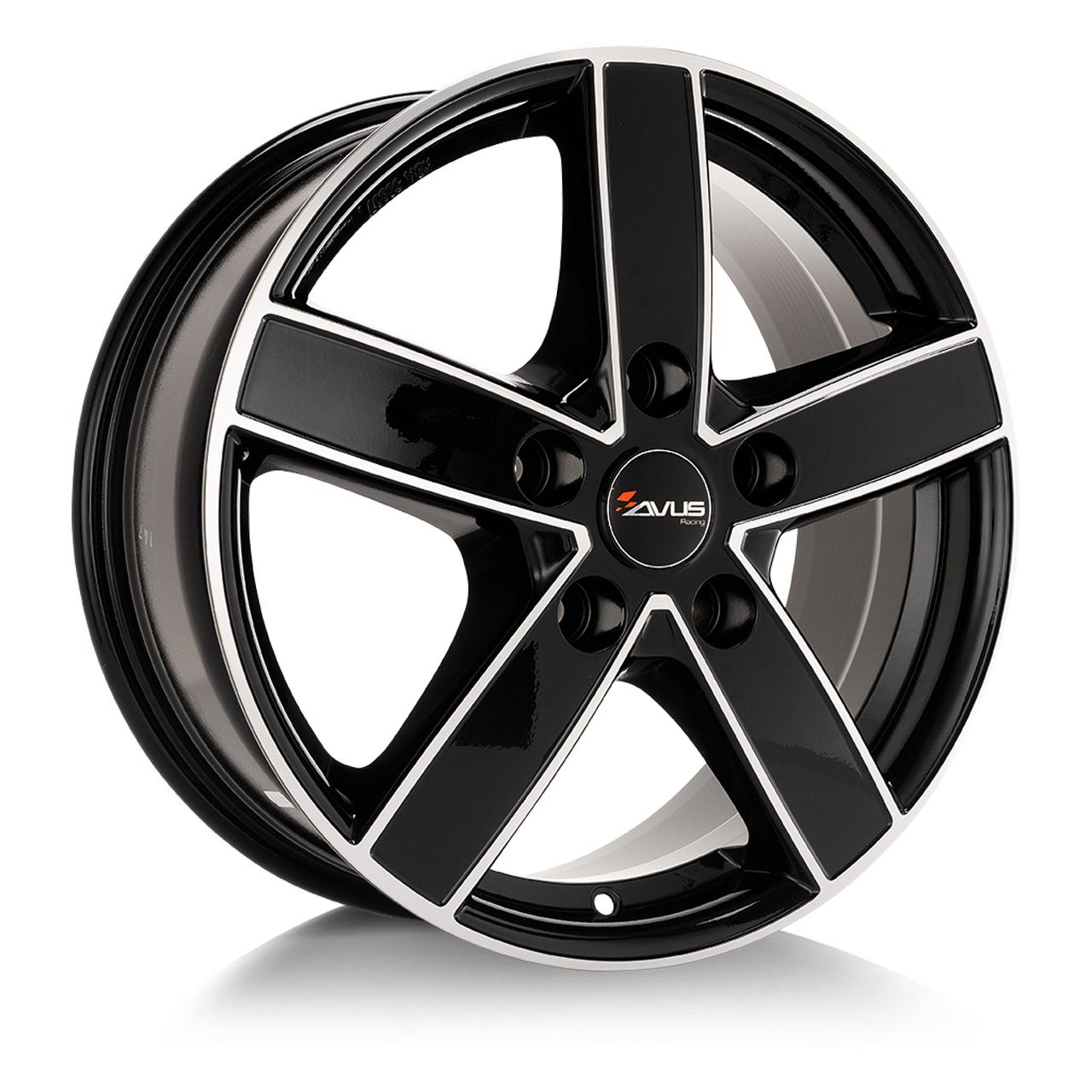 AVUS RACING AC-V51 black polished 7.5Jx18 5x118 ET45