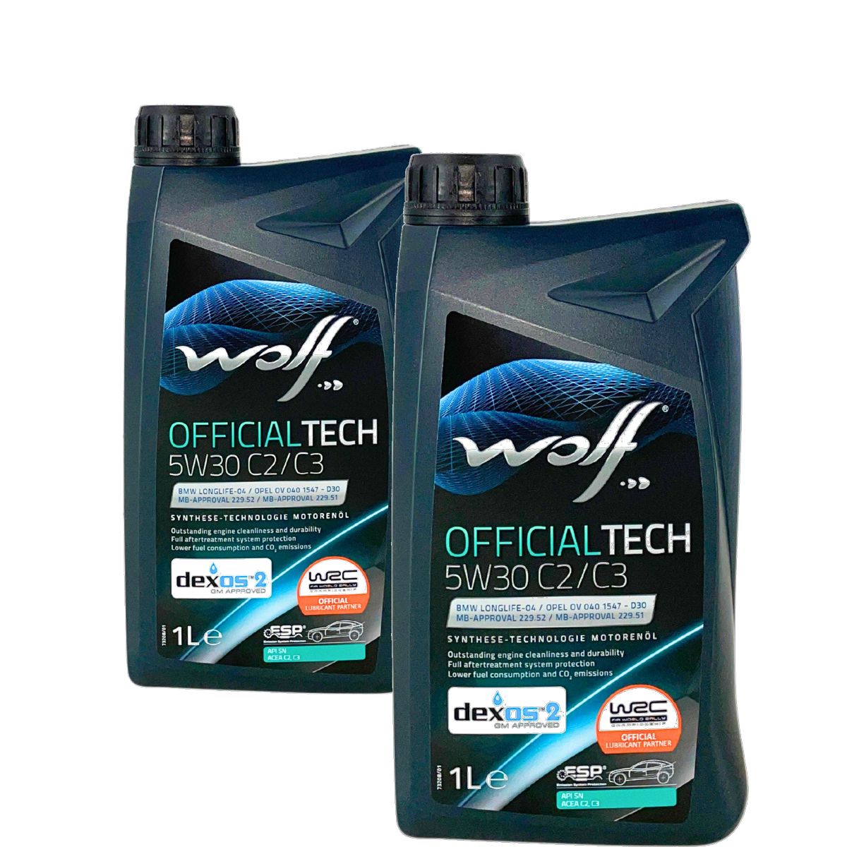 Wolf OfficialTech 5W-30 C2/C3 2x1 Liter