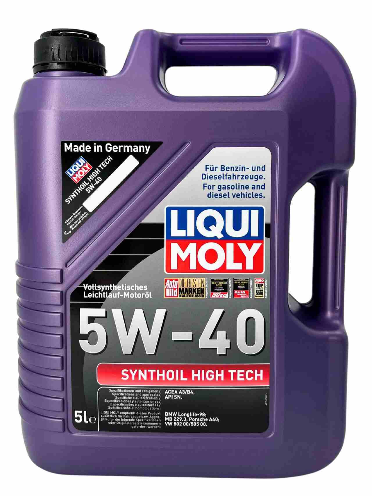 Liqui Moly Synthoil High Tech 5W-40 5 Liter