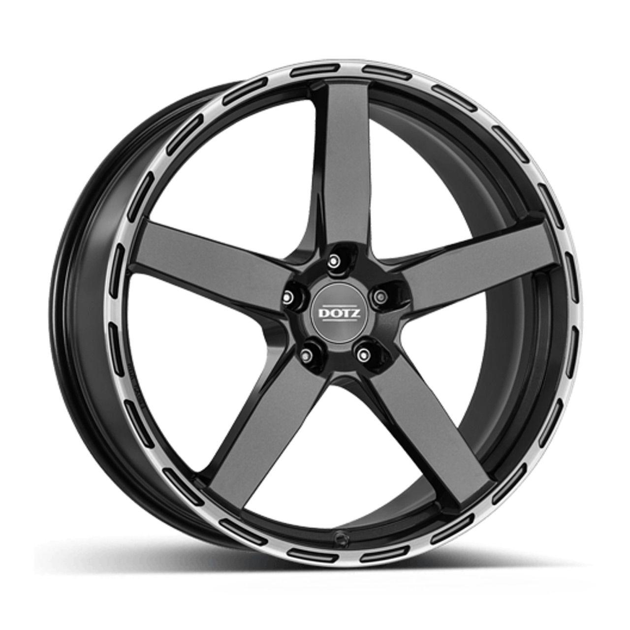 DOTZ MARINABAY DARK gunmetal polished lip 10.0Jx21 5x112 ET40