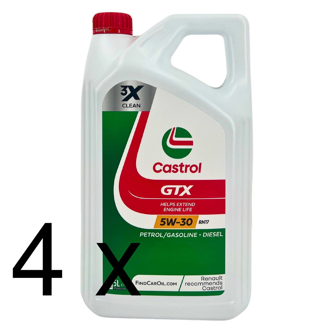 Castrol GTX 5W-30 RN17 4x5 Liter Castrol GTX 5W-30 RN17 4x5 Liter