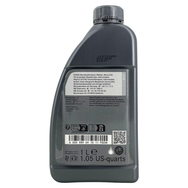 Mercedes 5W-30 229.51 1 Liter