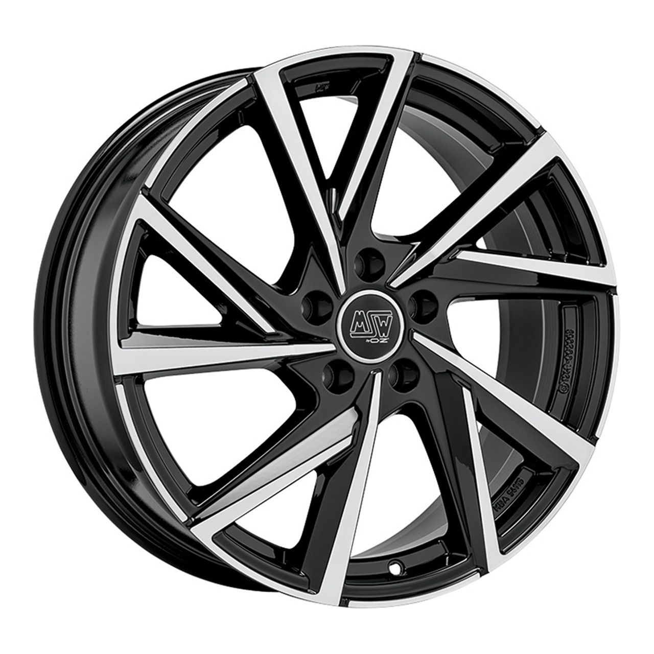MSW (OZ) MSW 80/5 gloss black 7.5Jx18 5x112 ET50