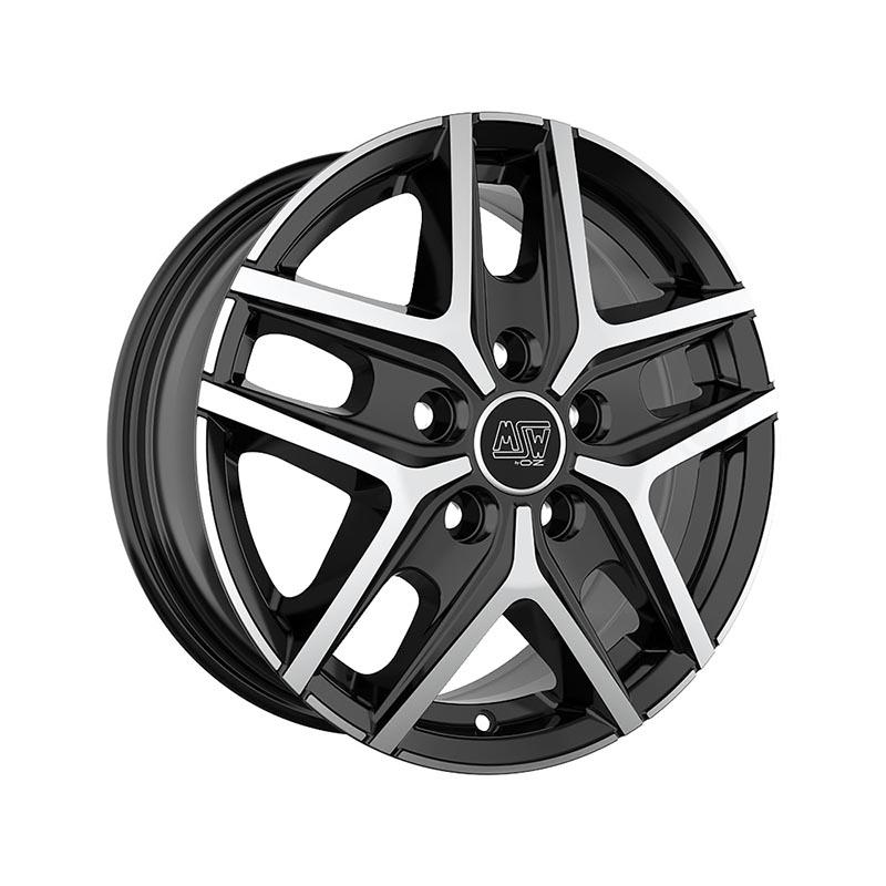 MSW Msw 40 van Gloss black full polished 6.5x16 5x130 ET65