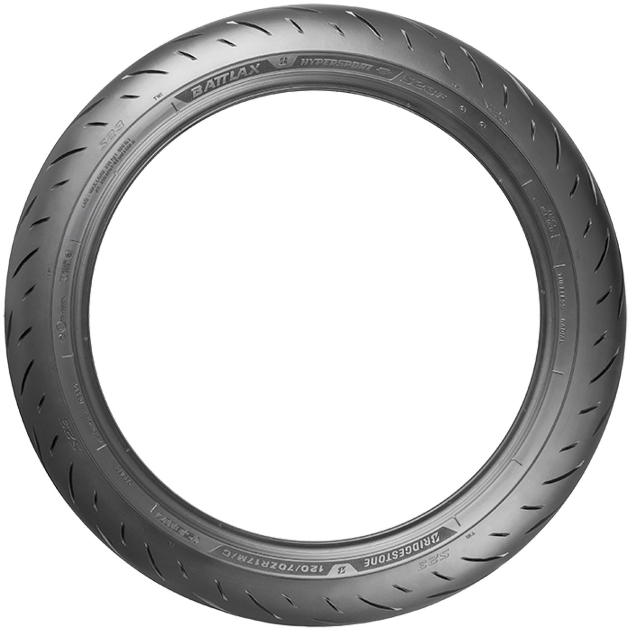 BRIDGESTONE 120/70 ZR 17 M/C TL (58W) BATTLAX HYPERSPORT S23F (G) Kawasaki H2SX