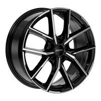ALUTEC AVELENO X diamantschwarz frontpoliert 8.0Jx18 5x120 ET50