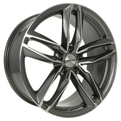 GMP ATOM anthrazit diamantgeschliffen 7.5Jx17 5x112 ET28