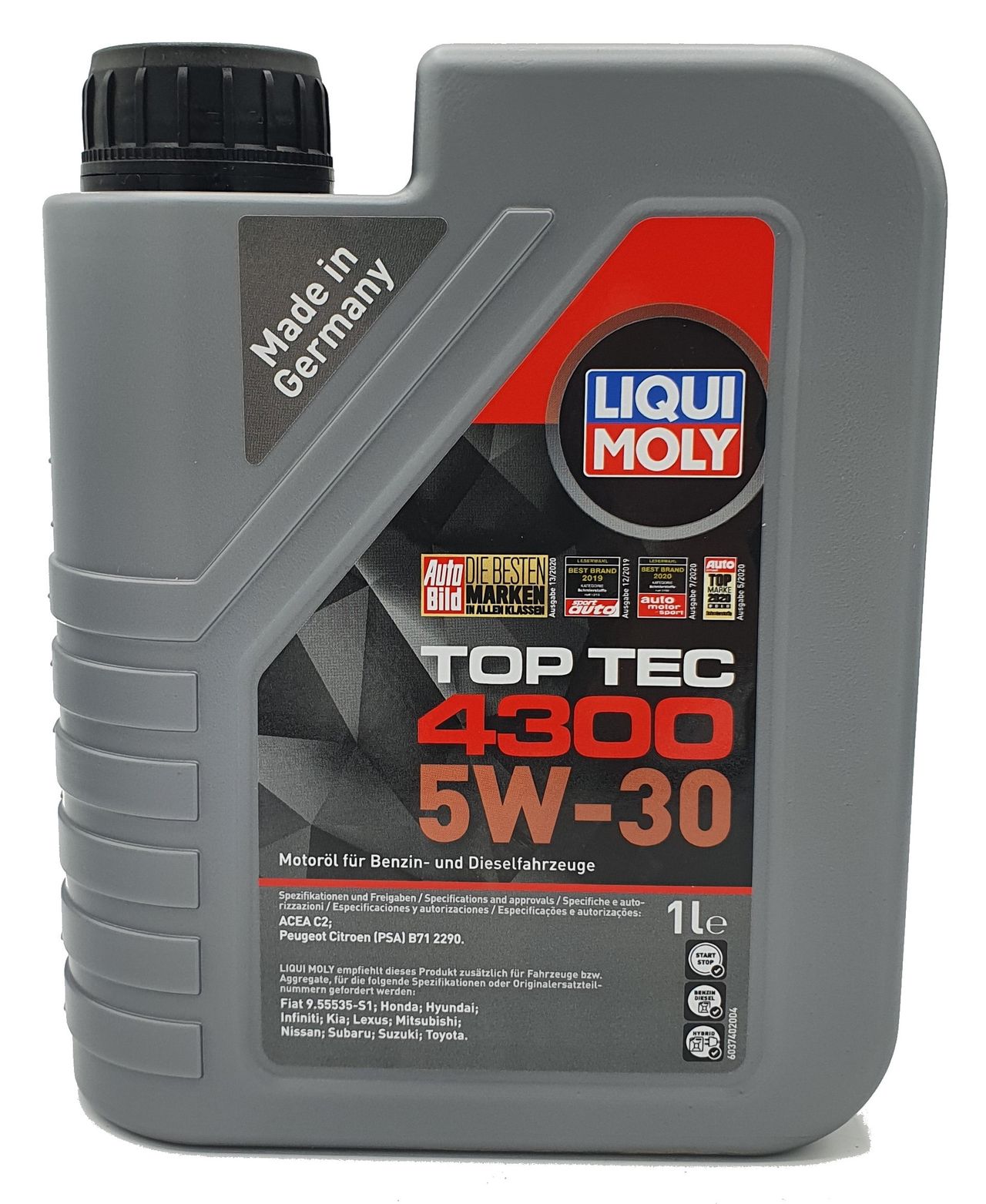 Liqui Moly Top Tec 4300 5W-30 1 Liter Liqui Moly Top Tec 4300 5W-30 1 Liter