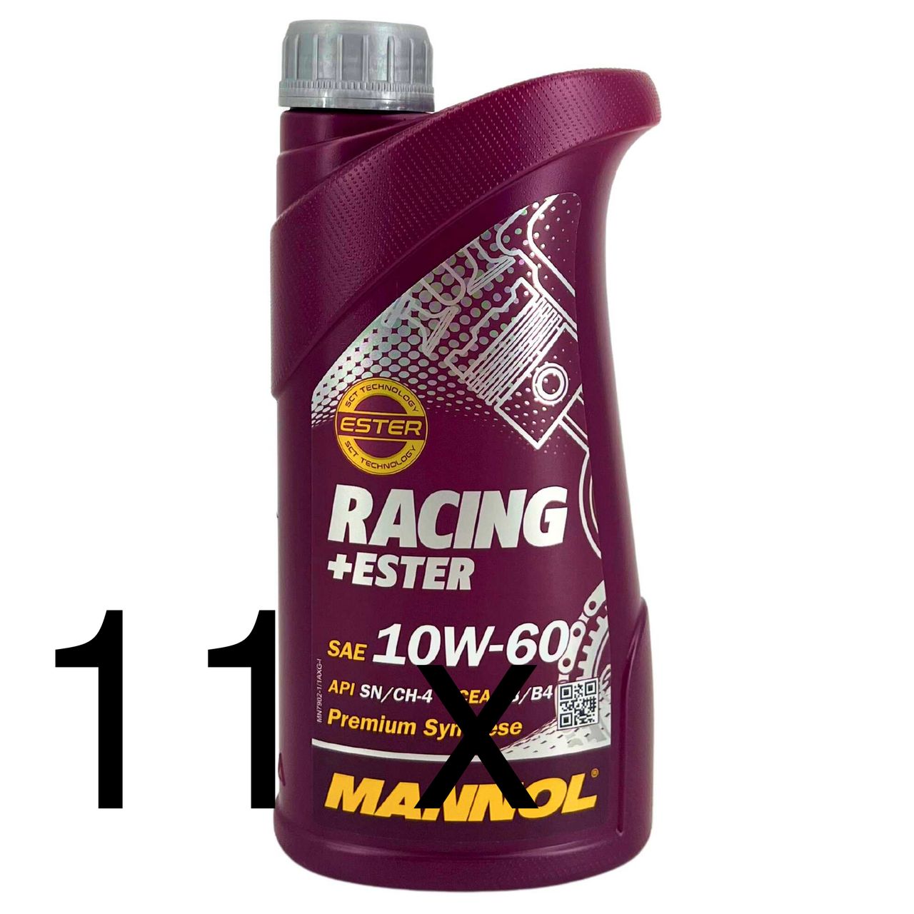 Mannol Racing + Ester 10W-60 11x1 Liter Mannol Racing + Ester 10W-60 11x1 Liter