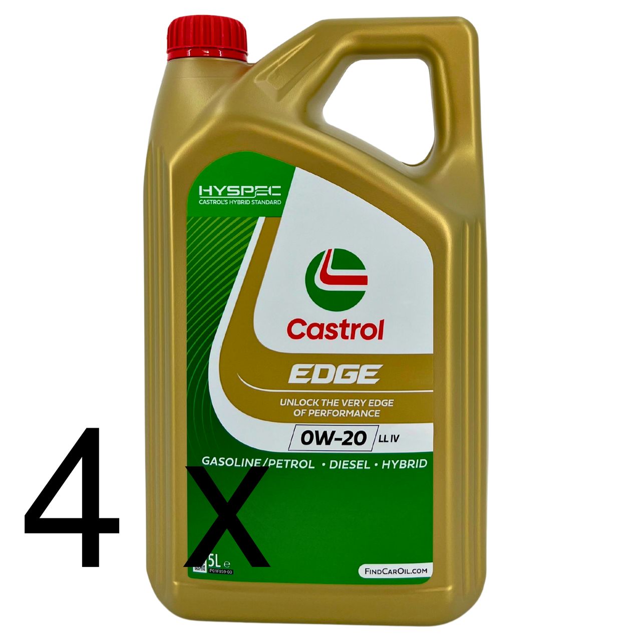 Castrol Edge 0W-20 LL IV 4x5 Liter Castrol Edge 0W-20 LL IV 4x5 Liter