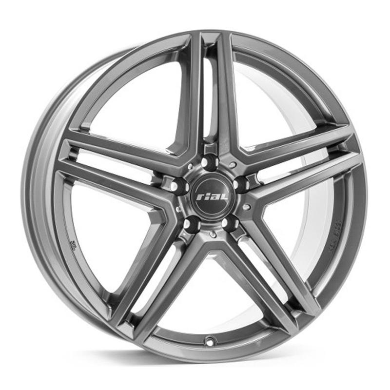 RIAL M10X metal grey 8.5Jx20 5x112 ET29