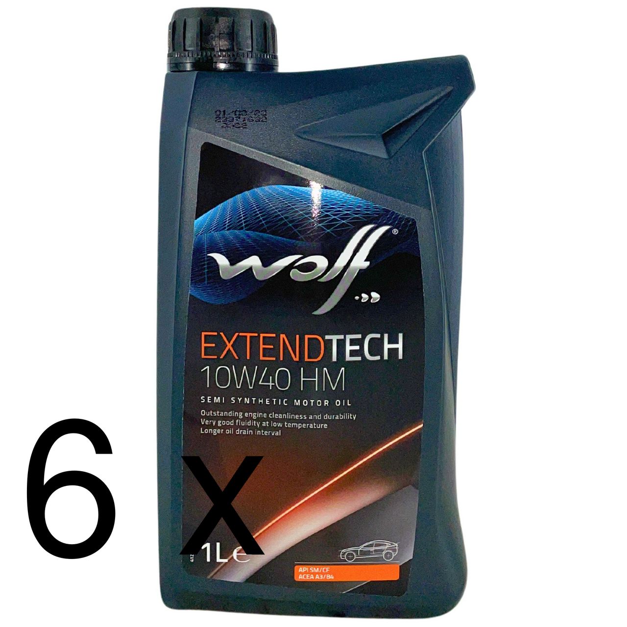 Wolf ExtendTech 10W-40 HM 6x1 Liter