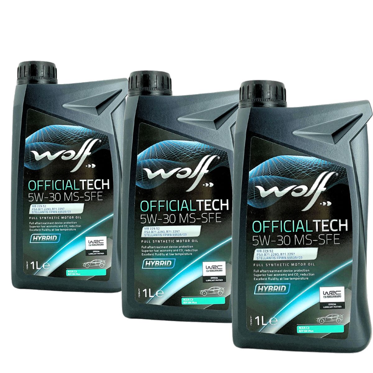 Wolf OfficialTech 5W-30 MS-SFE 3x1 Liter