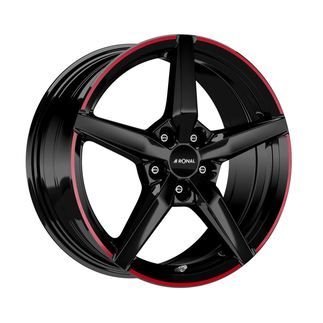 RONAL RONAL R69 MCR jetblack-red rim 8.0Jx18 5x120 ET55