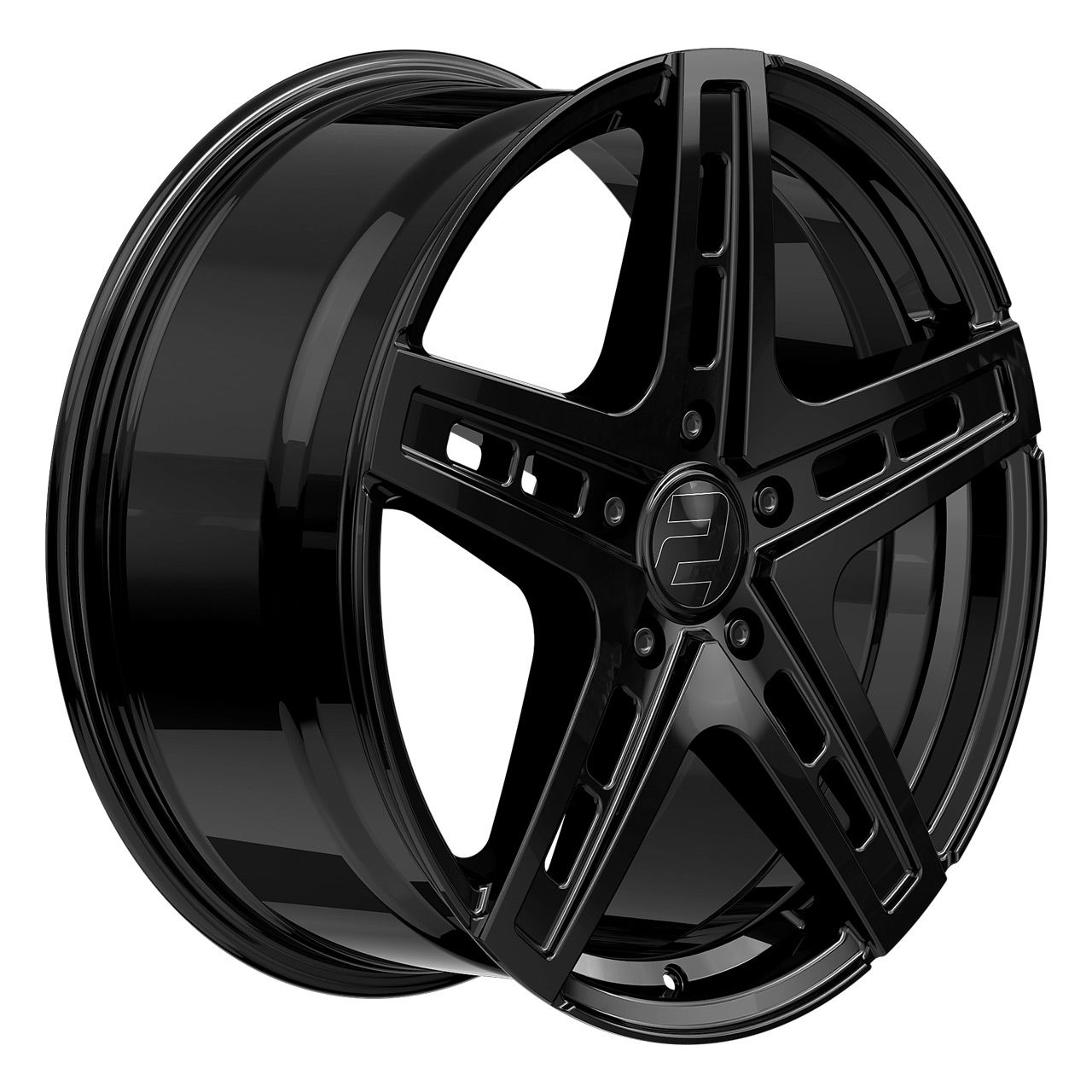 WHEELWORLD-2DRV WH38 black glossy painted 9.0Jx20 5x112 ET42