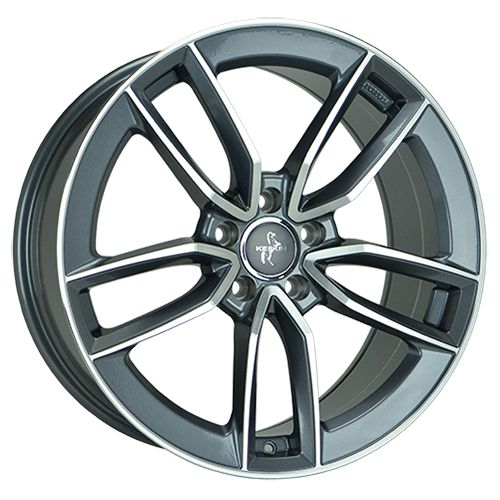 KESKIN WHEELS KT21 ELEGANT palladium front polished 7.5Jx17 5x112 ET30