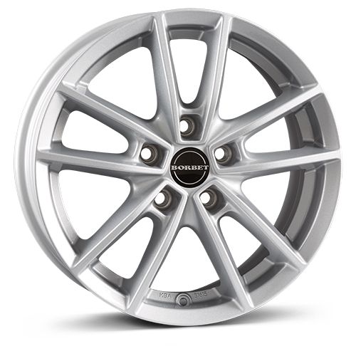 BORBET DESIGN W kristallsilber 6.5Jx16 5x108 ET40