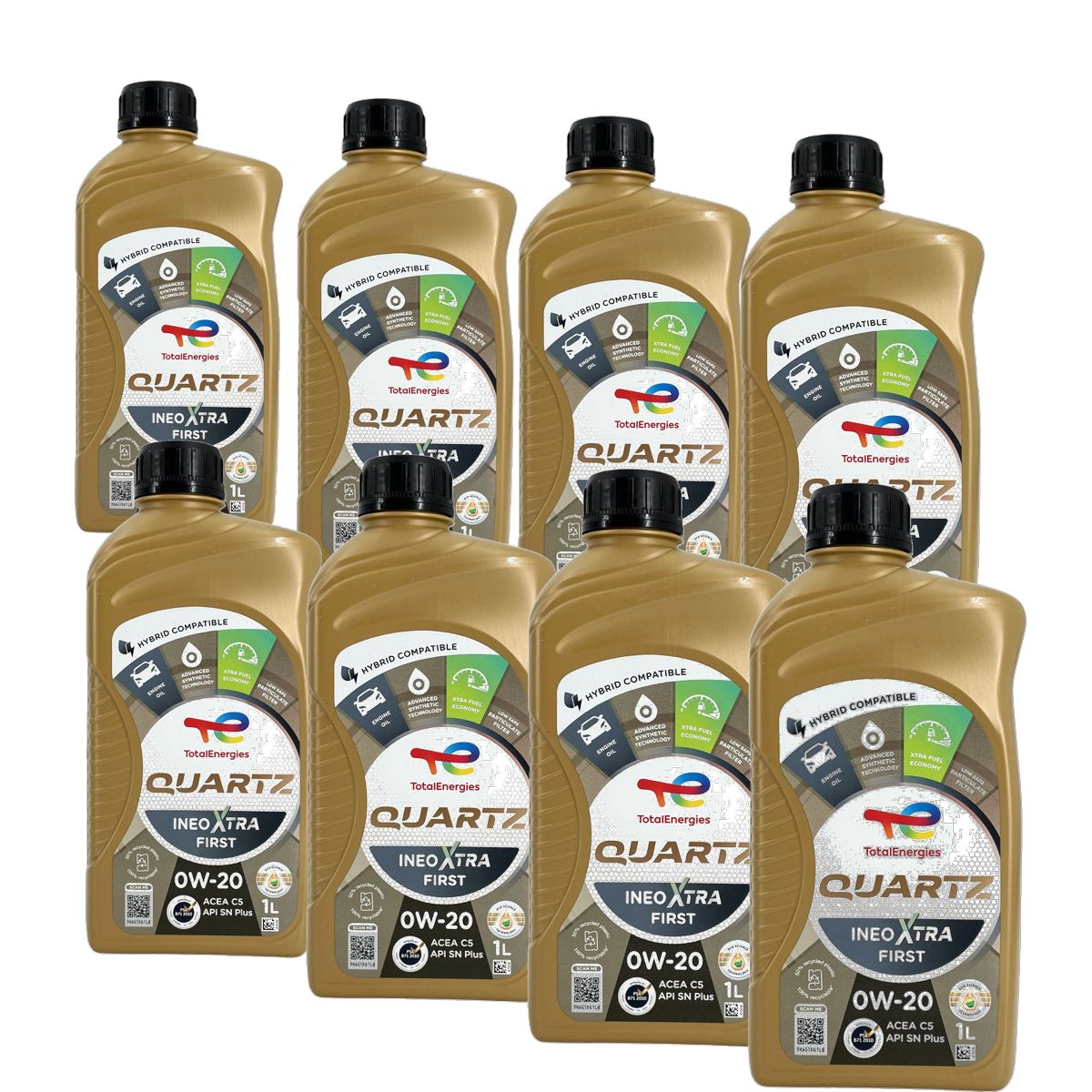 Total Quartz Ineo Xtra First 0W-20 8x1 Liter