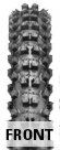 KENDA MILLVILLE BLACK K771 FRONT 60/100 - 12 TT 33J NHS FRONT