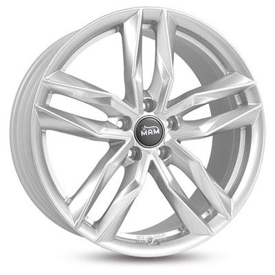 MAM WHEELS MAM RS3 silver painted 8.5Jx20 5x112 ET45