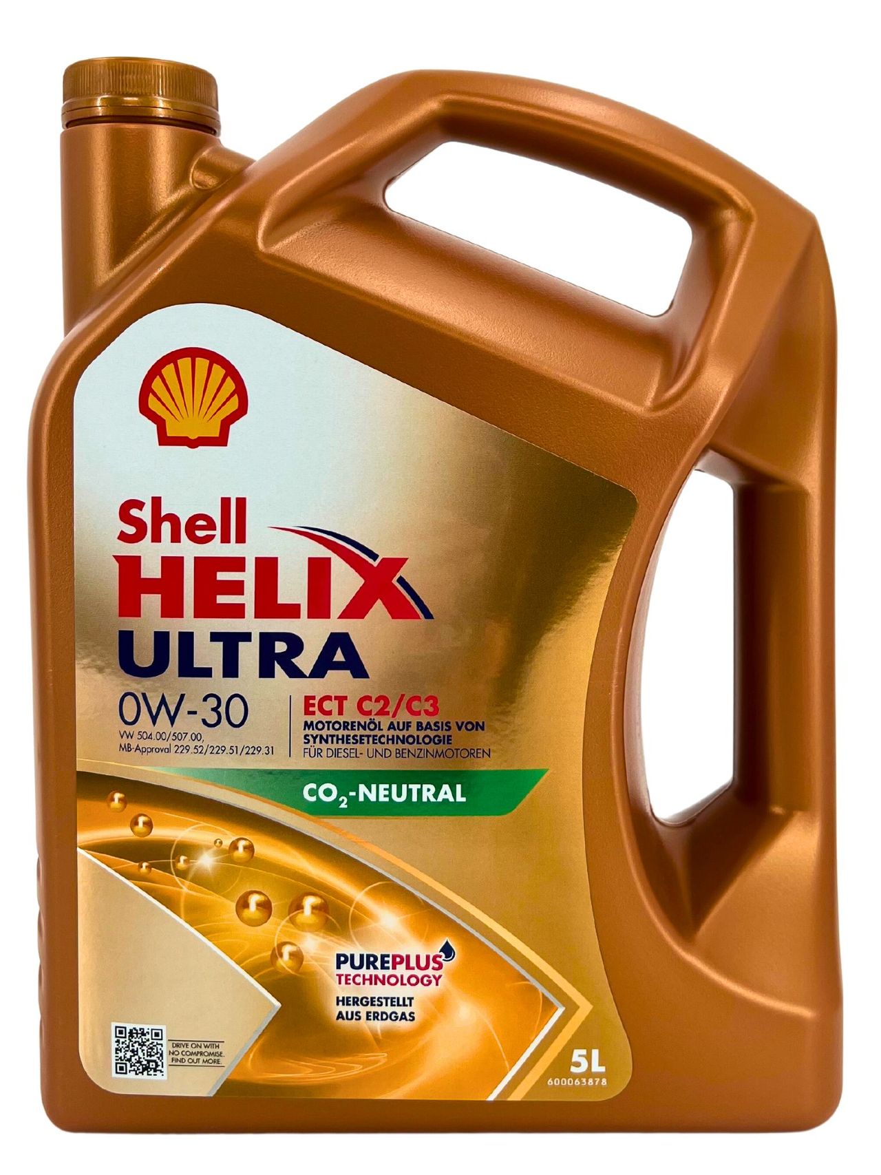 Shell Helix Ultra ECT C2 C3 0W-30 5 Liter Shell Helix Ultra ECT C2 C3 0W-30 5 Liter
