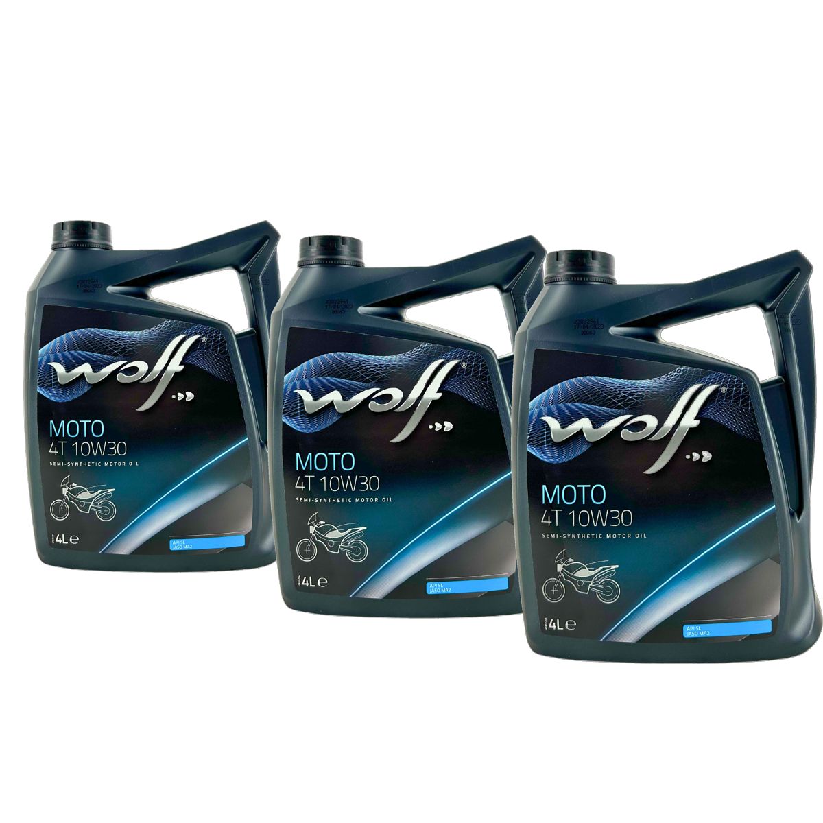 Wolf Moto 4T 10W-30 3x4 Liter
