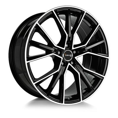 AVUS RACING AF18 black polished 8.0Jx18 5x112 ET28