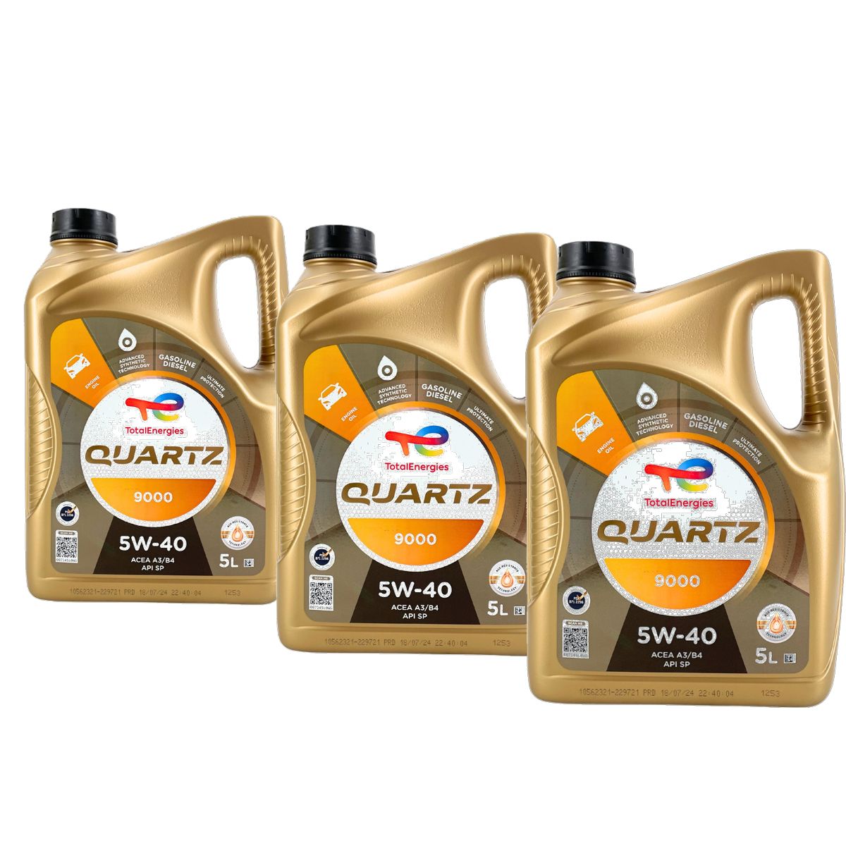 Total Quartz 9000 5W-40 3x5 Liter