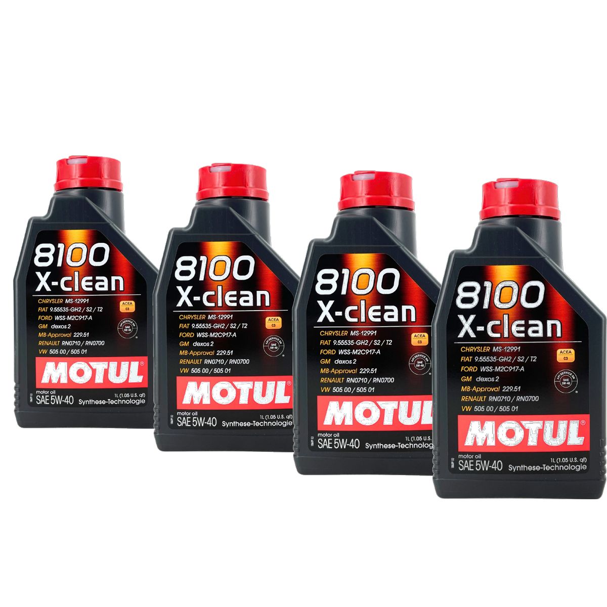 Motul 8100 X-clean 5W-40 4x1 Liter