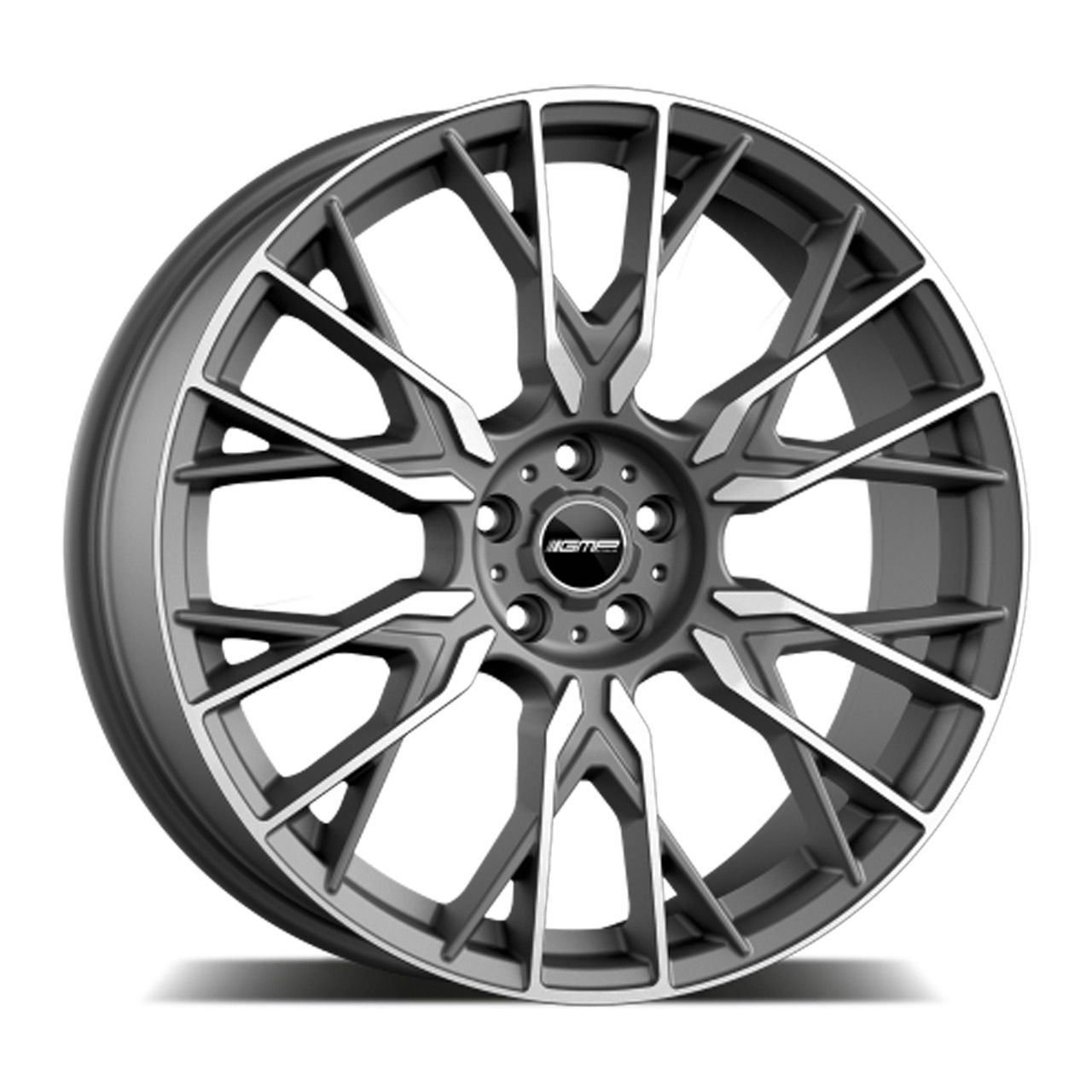 GMP FENDER anthracite matt diamond 11.0Jx22 5x112 ET39 GMP FENDER anthracite matt diamond 11.0Jx22 5x112 ET39