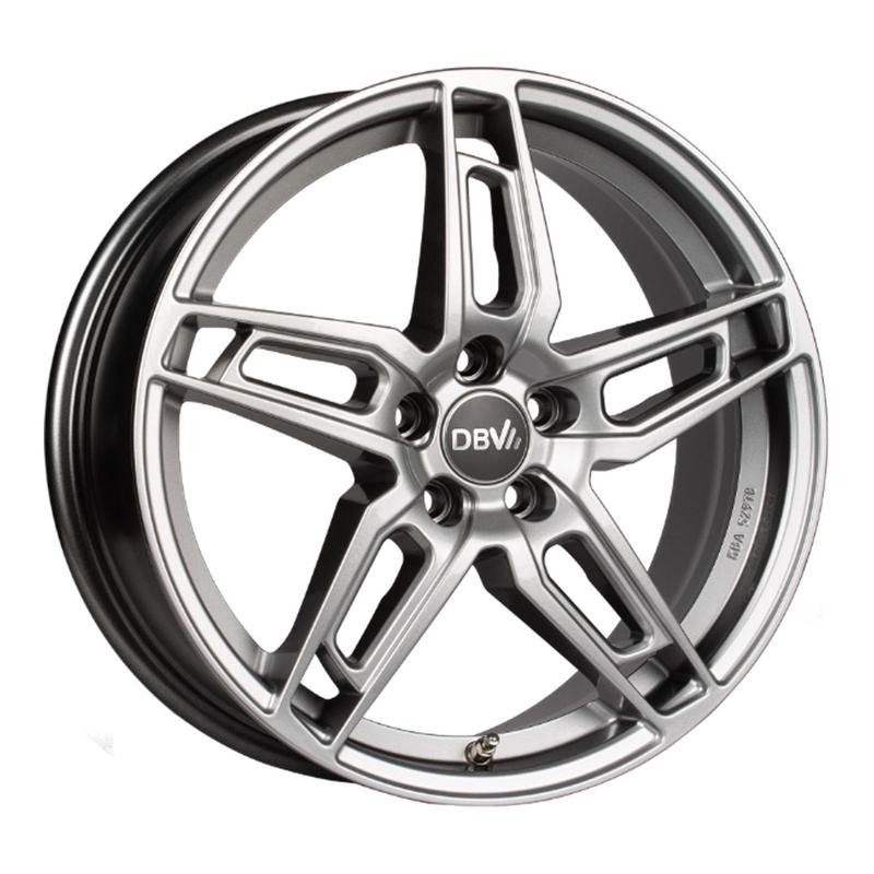 DBV 5DS 005 shadow silber 6.5Jx16 5x100 ET45