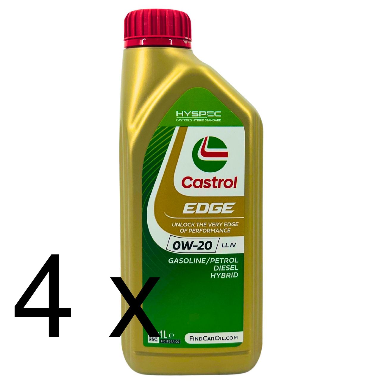 Castrol Edge 0W-20 LL IV 4x1 Liter Castrol Edge 0W-20 LL IV 4x1 Liter