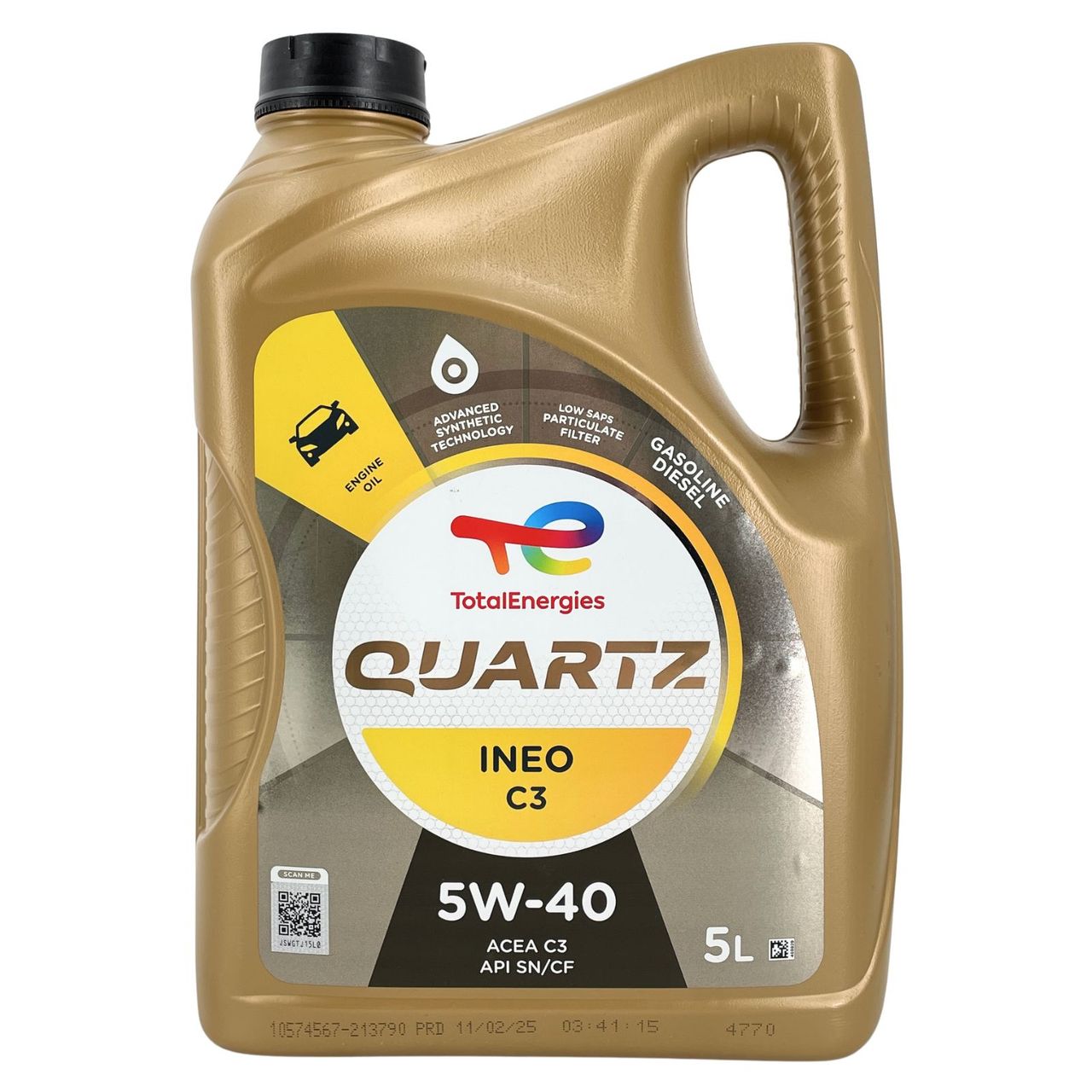Total Quartz Ineo C3 5W-40 5 Liter