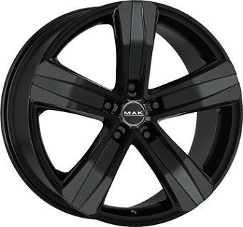 MAK STONE 5 gloss black 7.0Jx17 5x130 ET33