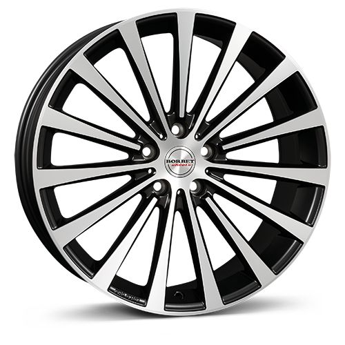 BORBET DESIGN BLX schwarz poliert matt 8.5Jx18 5x108 ET45