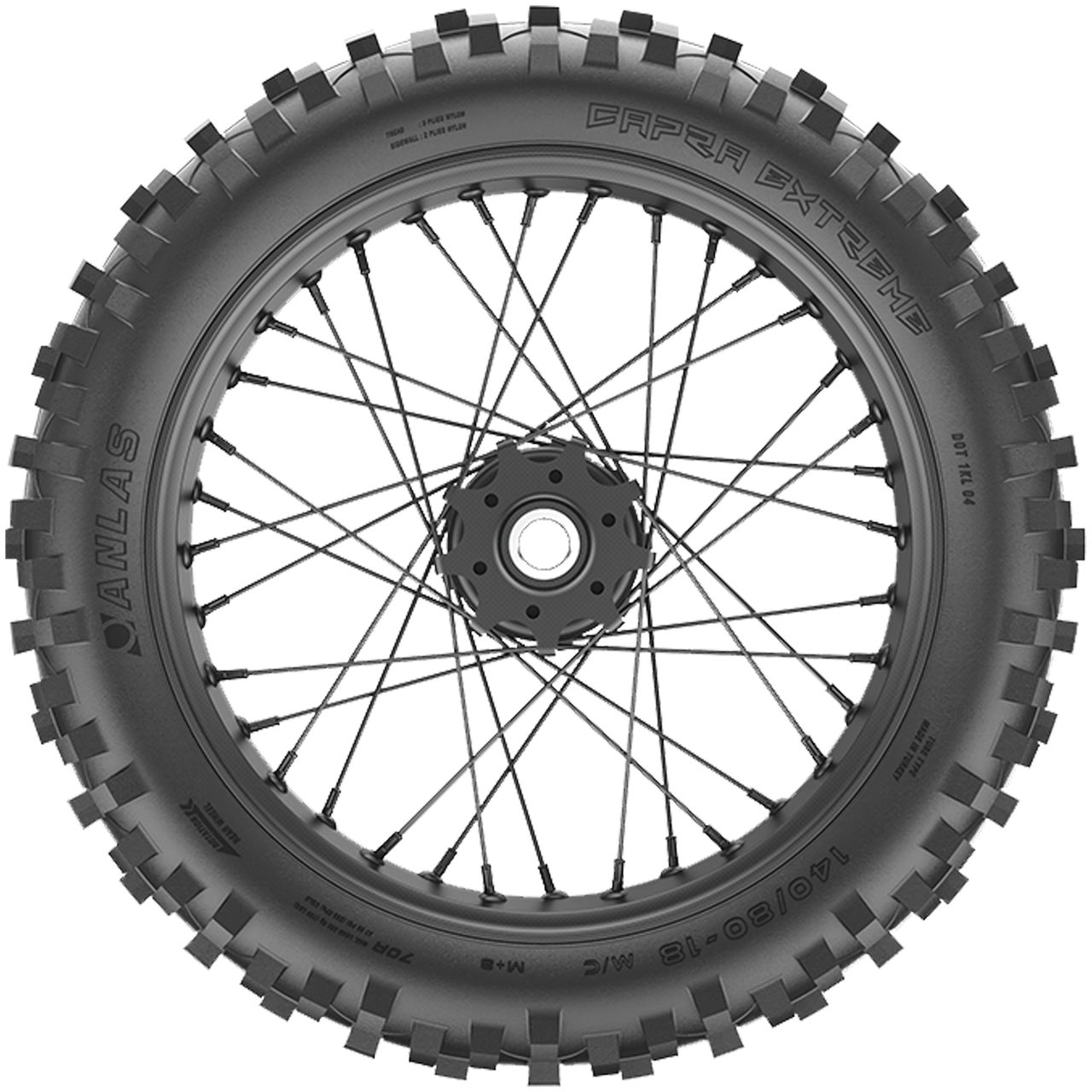 ANLAS 140/80 - 18 M/C TT 70R CAPRA EXTREME M+S