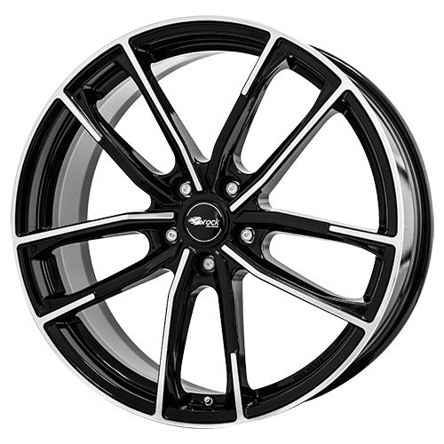 BROCK B38 schwarz glanz vollpoliert 8.0Jx19 5x112 ET40