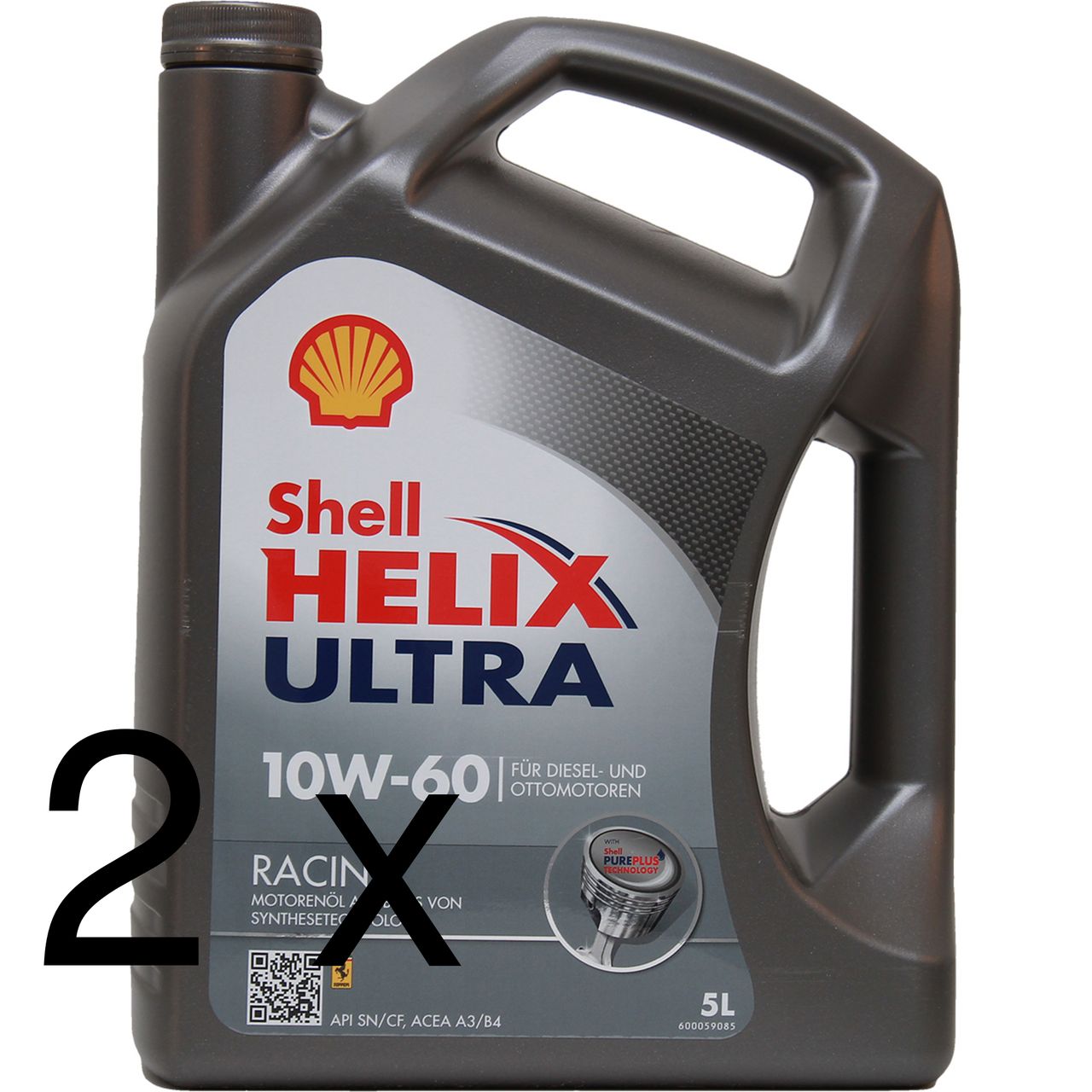 Shell Helix Ultra Racing 10W-60 2x5 Liter Shell Helix Ultra Racing 10W-60 2x5 Liter