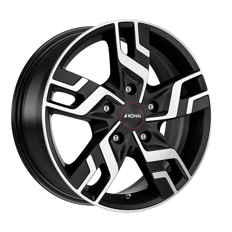 RONAL RONAL R64 jetblack-matt-frontkopiert 7.0Jx17 5x114.3 ET45