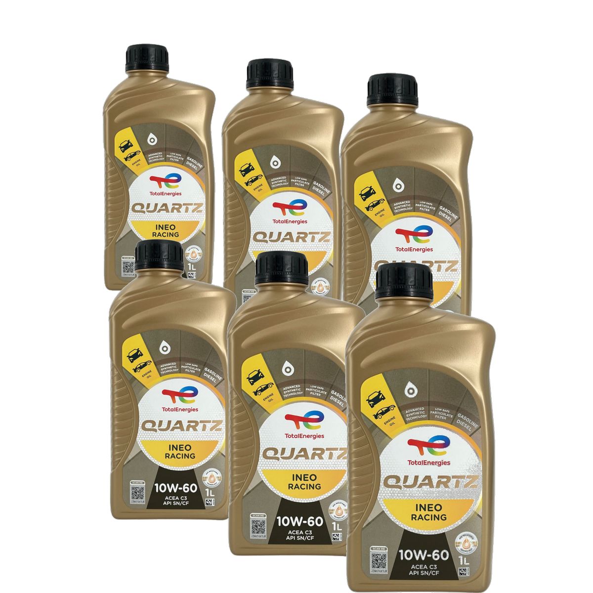 Total Quartz Ineo Racing 10W-60 6x1 Liter