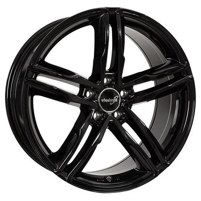 WHEELWORLD-2DRV WH11 schwarz glänzend lackiert 8.5Jx19 5x112 ET45