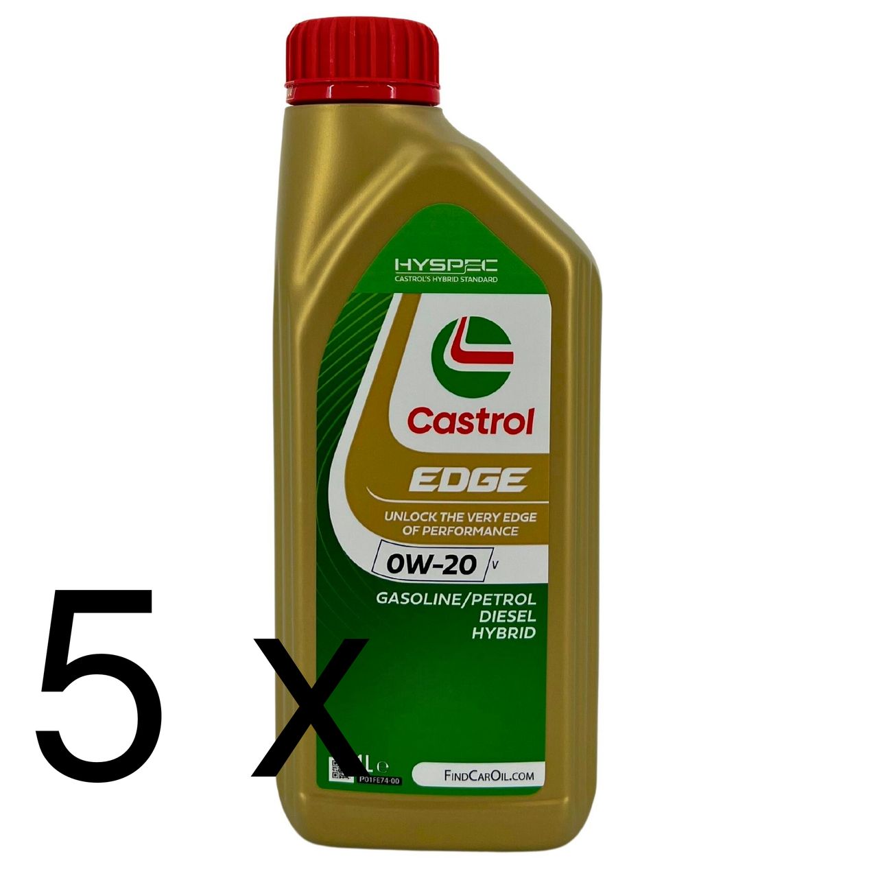 Castrol Edge 0W-20 V 5x1 Liter Castrol Edge 0W-20 V 5x1 Liter