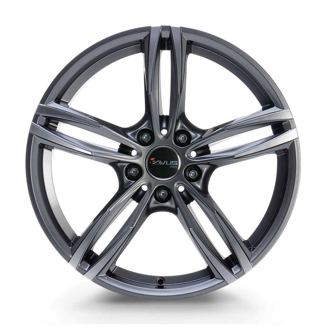 AVUS RACING AC-MB3 anthracite polished 7.5Jx17 5x120 ET32