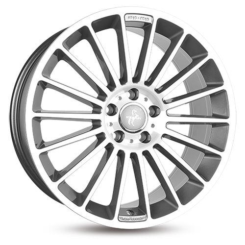 KESKIN WHEELS KT15 SPEED palladium front polished 8.0Jx18 5x112 ET30