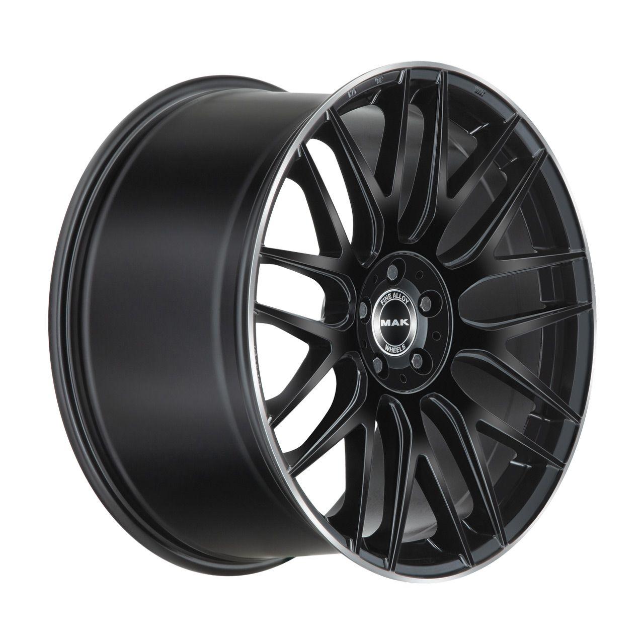 MAK ARROW-D gloss black mirror ring 11.0Jx21 5x112 ET55