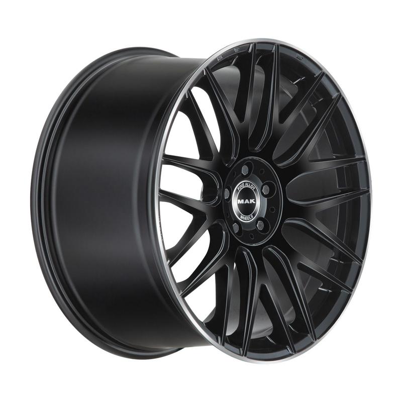MAK ARROW-D gloss black mirror ring 11.0Jx21 5x112 ET55