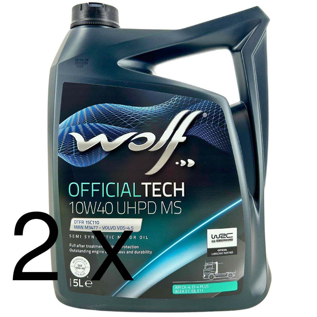 Wolf OfficialTech 10W-40 UHPD MS 2x5 Liter