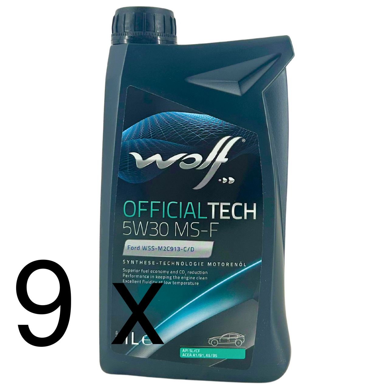 Wolf OfficialTech 5W-30 MS-F 9x1 Liter